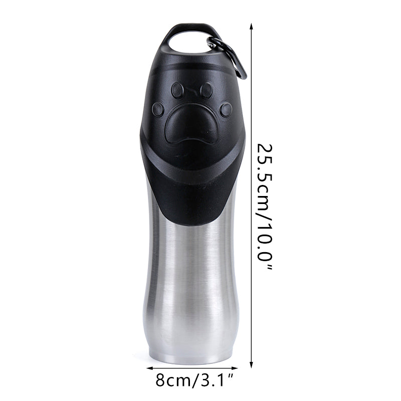 Stainless Steel Pet Drinking Water Bottle